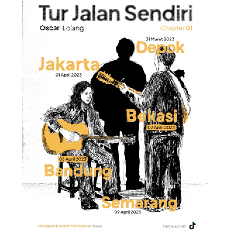 Bertandang Ke Lima Kota, Oscar Lolang Siap Jalankan Tur Perdana “Jalan Sendiri”